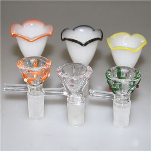 Hookah Glass Bowl Piece 14mm Man For Water Pipe Rigs Bongs Dry Herb Bowl Ash Catcher