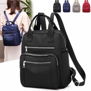 Vento Marea Zaino da donna da viaggio Casual da donna impermeabile Borse a tracolla Borsa da donna Oxford di grande capacità Borsa nera 220817