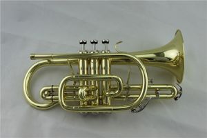 Латунный корпус золотой лак -тон Bb cornet