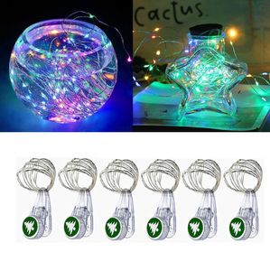 Strings 10pcs Clip String Light 20 LED Po Hanging Clips Copper Wire Fairy Lights Battery Powered For Picture Bedroom DecorLED