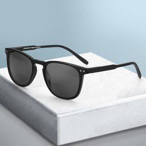 Sonnenbrille ZENOTTIC Bifokale Lesesonnenbrille Damen Herren Leser Presbyopie Brillen Klassisch quadratisch polarisiert mit Dioptrien