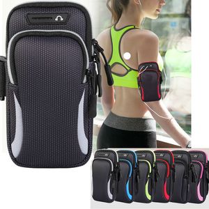 Wasserdichte Sportarmband-Telefonhüllen für iPhone 13 Pro Max Samsung Huawei 6,5 Zoll Universal-Sport-Telefonhülle Armband Laufen