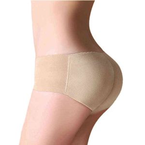 Butt pads skinkor trosor med push-up lyftare underkläder underkläder vadderad sömlös butt höftförstärkare shaper buttocks bannirou y220411