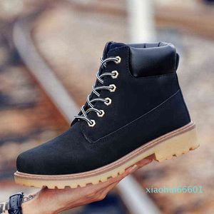 Coturno أسود أعلى أعلى رجال الأحذية الجلدية الشتوية الثلج الرجال مقاوم للماء مع الحفاظ على أحذية بوت الأخشاب الدافئة 2AZ1