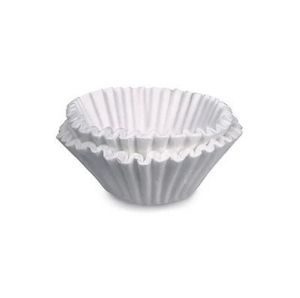 Sublimação 50 pçs / set branco cafés Filtros de papéis de porção única para máquina de café 24cm brancos filtro de papel bolo copo de copo de papel tigela