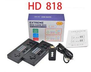 HD818 HDハンドヘルドUトレジャーテレビゲームコンソールワイヤレスダブルレトロゲームコンソールアップグレード954