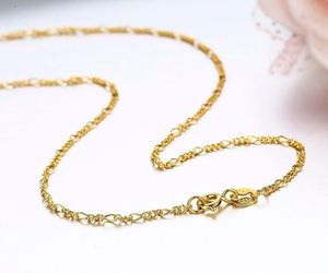 Wholesale sterling silver necklace choker for sale - Group buy Chains cm cm Slim Thin Sterling Silver Italy Figaro Choker Necklace Women Jewelry Kolye Collier Collares Ketting CollaneChains