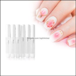 Nail Jel Art Salon Sağlık Güzellik 10 PCS Kolay Uygula Sahte Hızlı Kuru Profesyonel Comestics DIY Güçlü Yapışkan Manikür Tutkal İpuçları Dekorasyon A