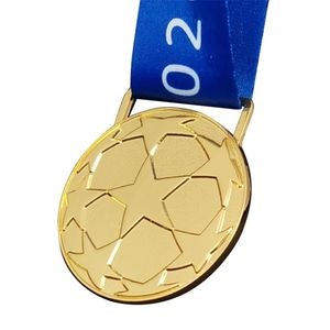 Beperkte 2000 tot 2010 European Champion Cup Medal Replica voetbalmedailles met lintfans souvenircollectie Leuke cadeau200T
