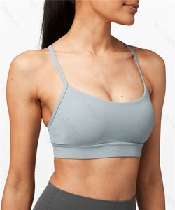 Y Yoga bras womens sports underwear double-sided sanding tight-fitting thin belt sexy tanks beautiful back vest sling wear bra Underwears