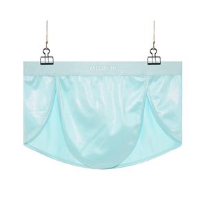 Mutande Split Lounge Biancheria intima da uomo sexy Slip in cotone lucido Mutandine Mutandine Pantaloni del pigiama Slip Boxer Lingerie traspirante Mutande