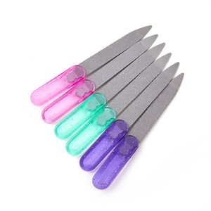 Factory Double Sided Stainless steel Nail File Manicure Pedicure Finger & Toe Nails Files 3.5inch KD1