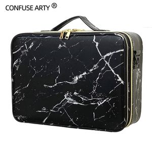 arrival Large multistorey professional make up package bag nail pattern semipermanent tool box cosmetic case bags 220621
