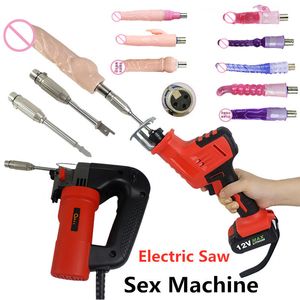 Elektrikli Saber Jig Seksi Seksi Makineler Adaptörü Otomatik Tahrik Dildos Penis Vibratör Kadınlar Vajina Orgazm Mastürbasyon Oyuncaklar