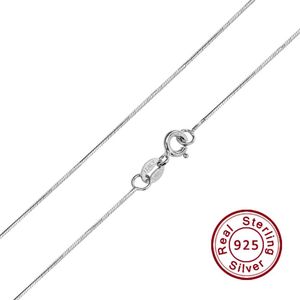 Fashion Jewelry Sterling Silver Chain Halsband Snake Chain for Women mm Inches267a