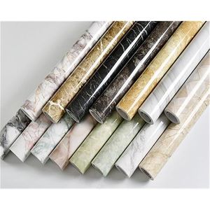 beibehang Impermeabile modello di marmo pellicola decorativa impermeabile carta da parati autoadesiva mobili da cucina adesivo in vinile carta da parati 201009