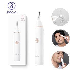 SOOCAS N1 ELECTRIC NOSE HAIR TRIMMER EYEBROW EAR HAIR HOAR HOIR TRIMMER MINIS RAZORミニポータブルストレージバッグUSB充電洗浄可能なIPX5 220624