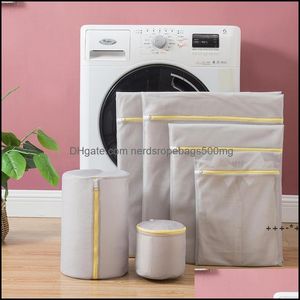 Laundry Bags Clothing Racks Housekee Organization Home Garden Newbag Pecial Anti Deformation Mesh Protection Roller In Pouch Clothes Sack