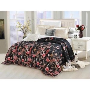 1pc divano letto per la casa biancheria da letto loverly classica biancheria da letto americana stampata moda copriletto trapunta copriletto T200901