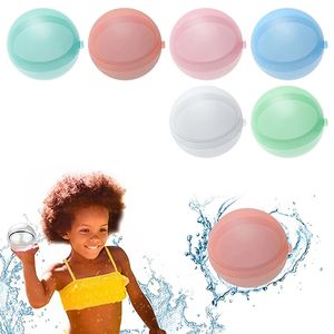 Reusable Bomb Water Balloons Quick Filling Self Sealing Waterfall Ball for Child & Adult Summer Outdoor Water Pool Toy