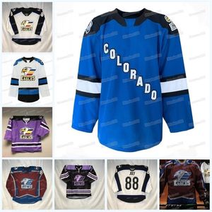 Ceomitness Colorado Eagles Hokey Jersey Ahl Özel Kadın Gençlik Justin Barron Ryan Wagner Andreas Wingerli Roland McKeown Cal Burke