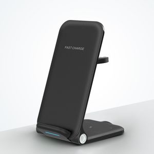 3 in 1 Foldable Wireless Charger Stand 15W Charging Station for iPhone 13 Pro Max/13/12/11 Apple Watch 3/4/5/6/7 Series Airpod 3/pro/2