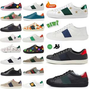 Men Women Sneaker Casual Shoes Low Top Ace Bee Stripes Flat Shoe Walking Sports Trainers Embroidery Tiger Stars Chaussures Pour Hommes