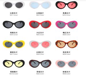 Sem Logosummer Ladies Moda ao ar livre Os óculos de sol Mulher Vintage Round Frame Fashion yeglasses Driving Beach Wind Moda e Personalidade 10 cores