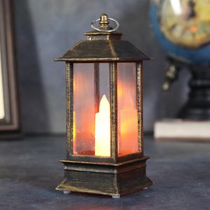 Party Decoration Christmas Candle Lantern Halloween Vintage Castle LED Wedding Home LampParty