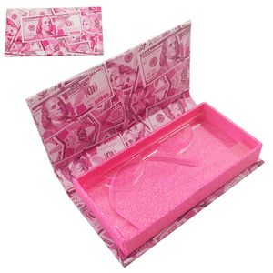 Occhi 3D confezione per ciglia finte scatola di carta rettangolare molti stili e colori per opzione con vassoio di imballaggio separato di buona qualità