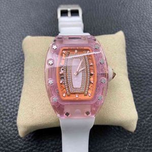Zegarek marki Richamill Data Projektant Luksusowe zegarki guma na męskie lustro mechaniczne zegarek szafirowy rms07-02 pasek szwajcarski automatyczny ruch sportowy