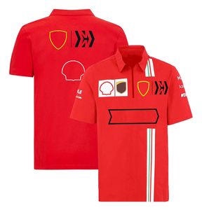 T-shirt maschile F1 Team Polo Shirt T-shirt Formula 1 Racing Car T-shirt Summer Casual Driver Cash T-shirts Shirt Mens 1V9V