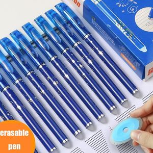 Gel Pens Erasable Pen Set Refills Rod 0.5mm Washable Handle Magic For Office School Writing Stationery