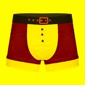 Underpants Gay Men Panties Underwear Low Waist Christmas Briefs Velvet Boxers Sissy Lingerie Boxer Bulge Pouch ShortsUnderpants