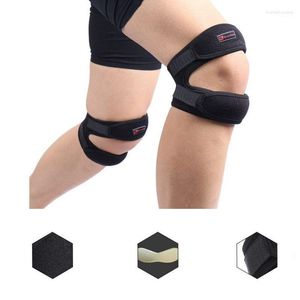 Armbåge knäskydd 1 st ärmdyna justerbar utomhusabsorptionskomprimering patella protektor ben täcker sportkläder tillbehör89k