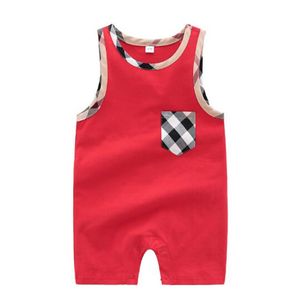Baby Vest One-piece Clothes Girls Romper Newborn Sleeveless 100% Cotton Romper Pajamas Summer Thin 0-24 Rompers