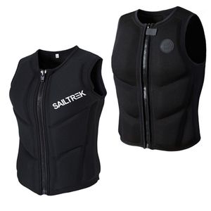 Schwimmweste, Boje, professionelle Neoprenjacke, schützender Auftrieb, Schwimmen, Rudern, Surfen, Kajak, Motorboot, Sicherheit