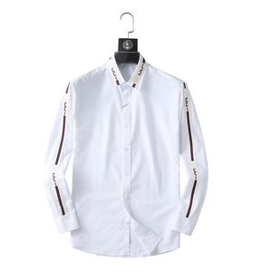 Camisas de vestido masculinas bberry polka dot mens designer camisa outono manga longa casual mens dres estilo quente homme roupas M-4XL # 104