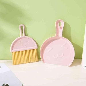 Rengöringsborste Small Broom Dustpan Set Kitchen Mini Keyboard Desktop Sweeper Garbage Clean Borsts Pet Waste Wasts Scoop Kit