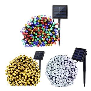 Strängar Solar LED Light Waterproof Festival Decoration Fairy Garden String för Xmas/Party/Wedding Lighting Solared