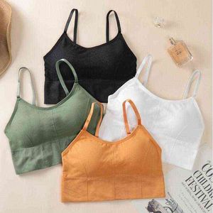 Mulheres respiráveis ​​sutiãs esportivos corrigidos contra-choques Anti-Sweat Sleep Sleep Sleep Bra Athletic Gym Running Fitness Workout Top L220726