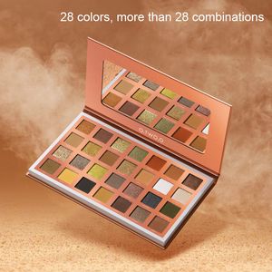 Eye-Essence Dream 28 Colors Eye Shadow Platette with Mirror Shimmer Glitter Luminous Matte Portable Beauty Eyeshadow Disc Eye Makeup Plate Cosmetic Set ZL0855