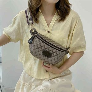 Cheap Purses 70% Off 2022 new fashion trend waist chest bag printed letter Single Shoulder Messenger Bag