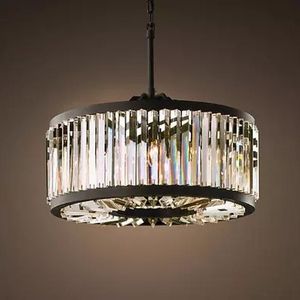 Lampy wiszące żyrandole vintage oświetlenie LED Nowoczesne kryształowy pryzmat żyrandol oświetlenie lUSTRES de cristal dla domu dekoracji ślubnej