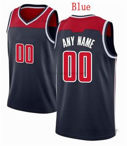 Tryckt anpassad DIY Design Basketball Jerseys Anpassning Team Uniforms Skriv ut Personliga Brev Namn och Nummer Mens Kvinnor Kids Ungdom Washington 100855