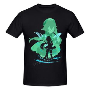 Herren T-Shirts Genshin Impact Games Sucrose T-Shirt Harajuku Kleidung Kurzarm T-Shirt Baumwolle Sweatshirts Grafiken T-Shirt Marken T-Shirt Top