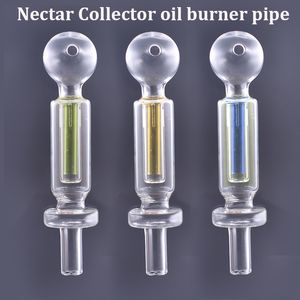High Quality Smoking Water Pipes Thick Glass Oil Burner Pipe Recycler Water Bongs Mini Smoking Accessory Cigarette Dry Herb dhl free