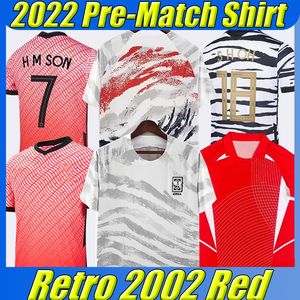 2022 Korea Mens Soccer Jerseys National Team U J HWANG I B HWANG C H KWON H C HWANG H M SON Home Away Training Retro Football Shirt Uniforms