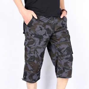 Pantaloncini da uomo di alta qualità estivi larghi multitasche militari pantaloni corti cargo pantaloni da uomo lunghi da uomo tattici taglie forti