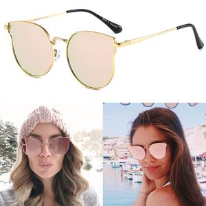 1pcs modische Herren Frauen runde Sonnenbrillen Brillen Sonnenbrillen Designer Marke Black Metal Frame Dunkle Objektive